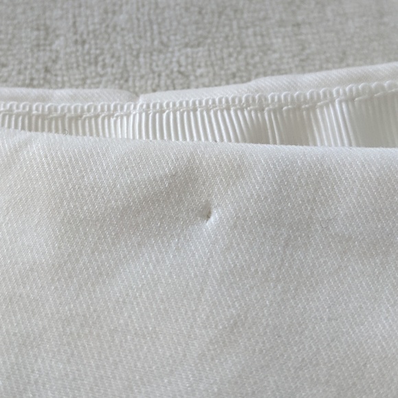 J Crew White & Black Cotton Back Zip Skirt Size 00 - Picture 4 of 7